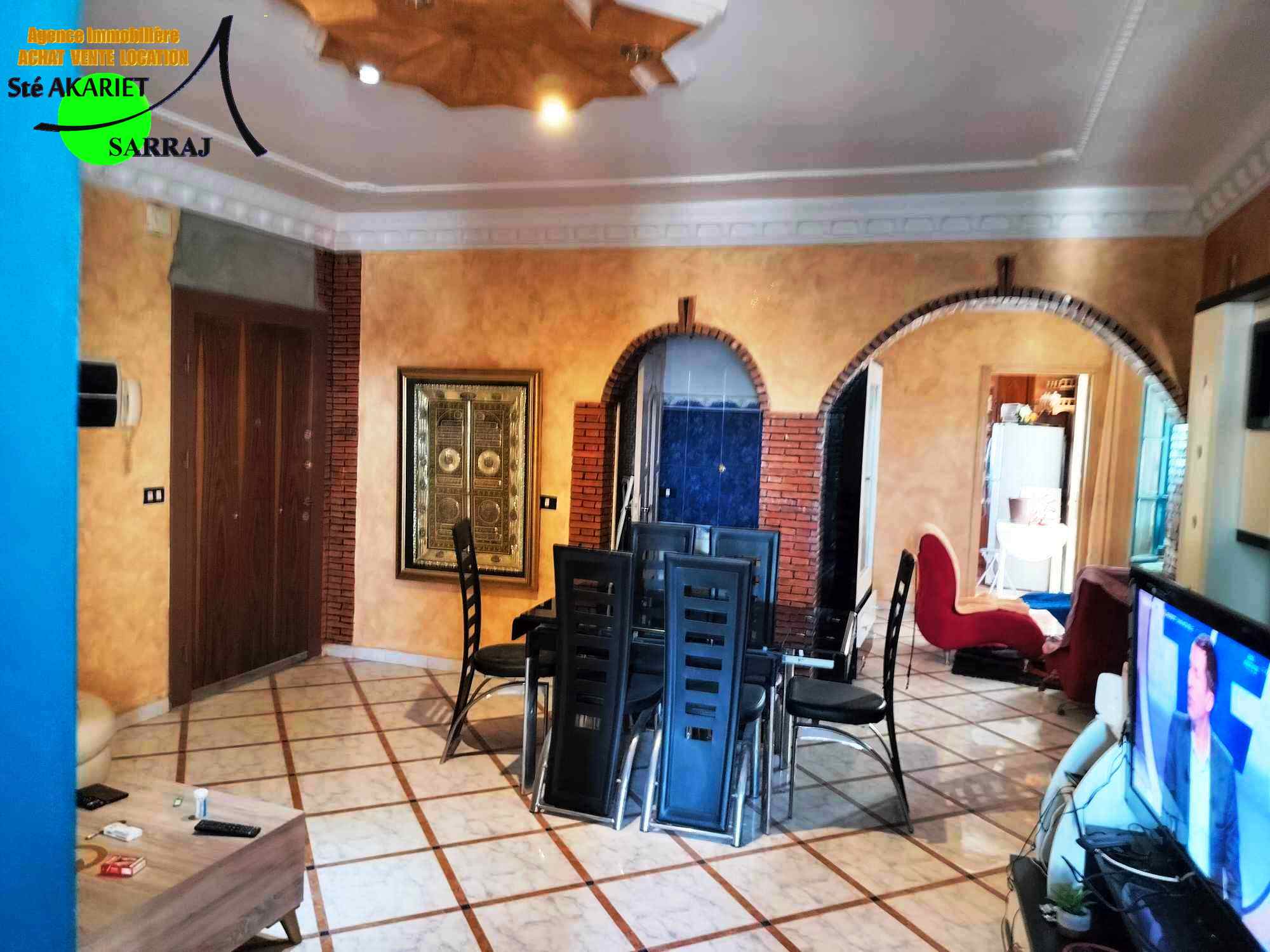 Sousse Jaouhara Sousse Khezama Vente Appart. 3 pices Joli appartement s2 proche de la route touristique